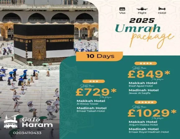 2025 Cheapest and Affordable Umrah Packages From UK
